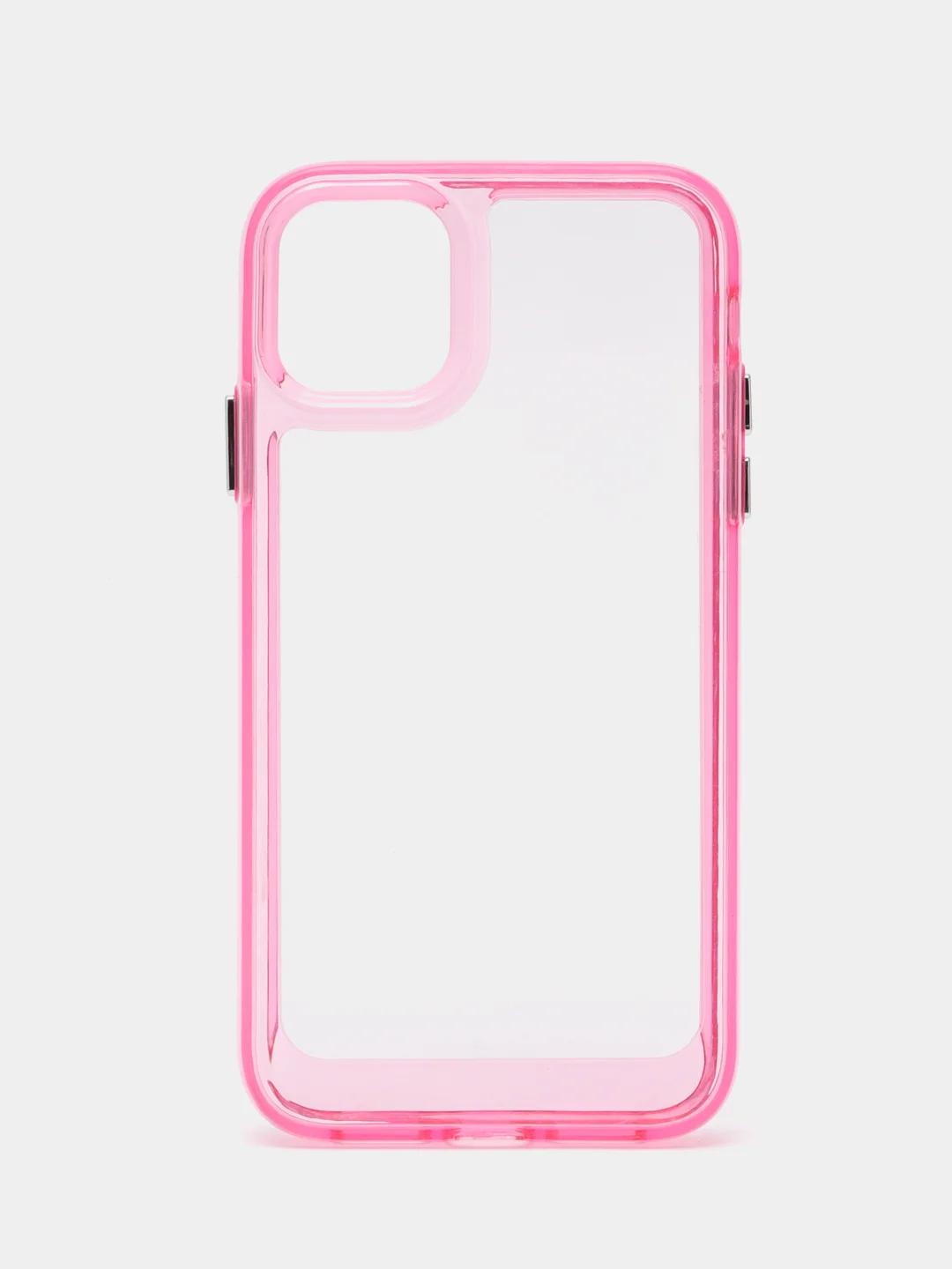 Розовый чехол ARMOUR для Apple iPhone 11 усиленный, противоударный, полупрозрачный, твердый