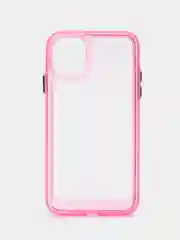 Розовый чехол ARMOUR для Apple iPhone 11 усиленный, противоударный, полупрозрачный, твердый