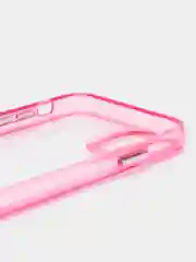 Розовый чехол ARMOUR для Apple iPhone 11 усиленный, противоударный, полупрозрачный, твердый