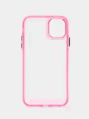 Розовый чехол ARMOUR для Apple iPhone 11 усиленный, противоударный, полупрозрачный, твердый
