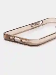 Тёмно-коричневый чехол Armour для iPhone 13 противоударный, полупрозрачный