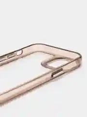 Тёмно-коричневый чехол Armour для iPhone 13 противоударный, полупрозрачный