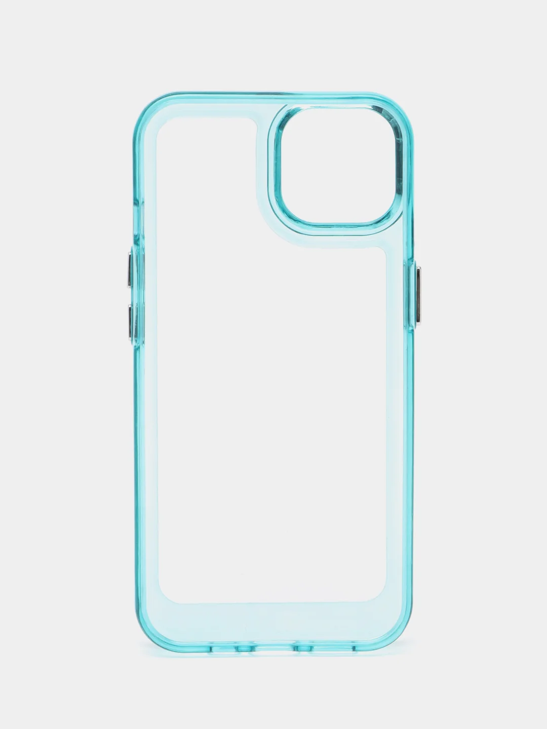 Тёмно-бирюзовый чехол Armour для iPhone 13 противоударный, полупрозрачный