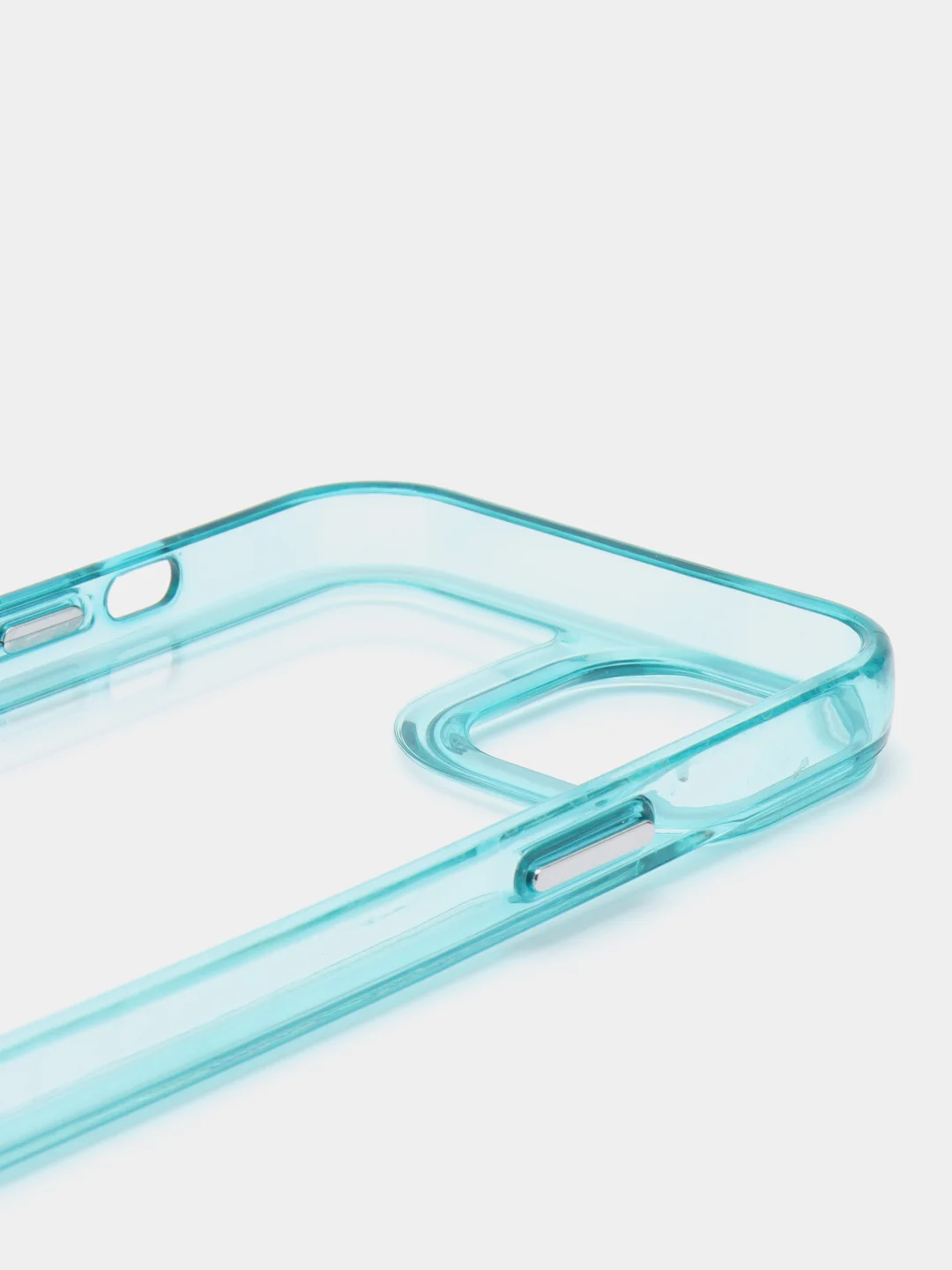 Тёмно-бирюзовый чехол Armour для iPhone 13 противоударный, полупрозрачный