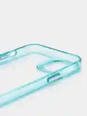 Тёмно-бирюзовый чехол Armour для iPhone 13 противоударный, полупрозрачный