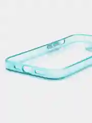 Тёмно-бирюзовый чехол Armour для iPhone 13 противоударный, полупрозрачный
