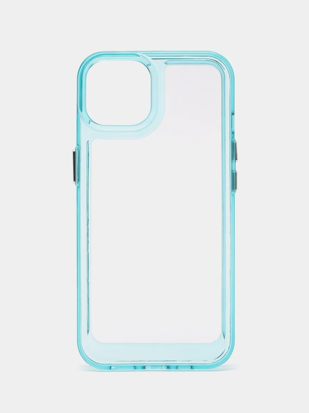 Тёмно-бирюзовый чехол Armour для iPhone 13 противоударный, полупрозрачный