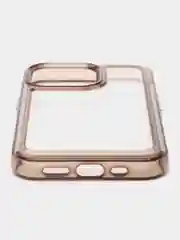 Тёмно-коричневый чехол Armour для iPhone 13 Pro, противоударный, полупрозрачный, твердый