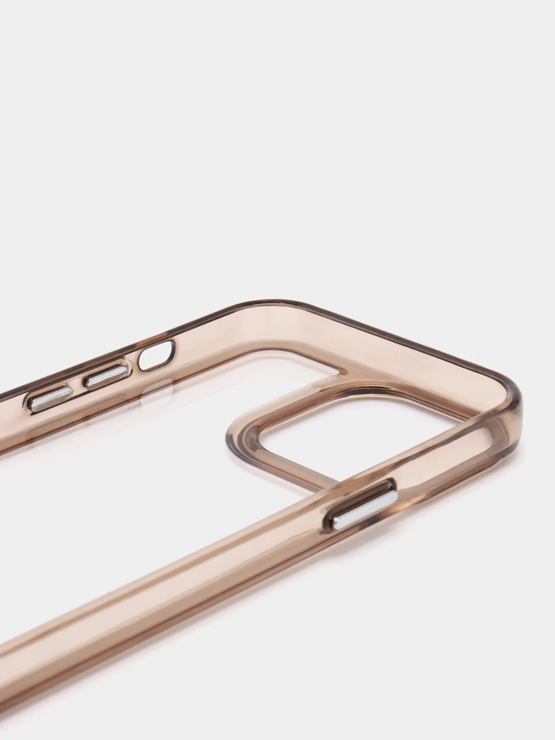 Тёмно-коричневый чехол Armour для iPhone 13 Pro, противоударный, полупрозрачный, твердый