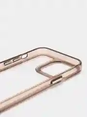 Тёмно-коричневый чехол Armour для iPhone 13 Pro, противоударный, полупрозрачный, твердый