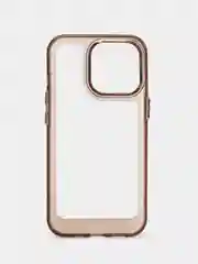 Тёмно-коричневый чехол Armour для iPhone 13 Pro, противоударный, полупрозрачный, твердый