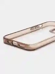 Тёмно-коричневый чехол Armour для iPhone 13 Pro, противоударный, полупрозрачный, твердый