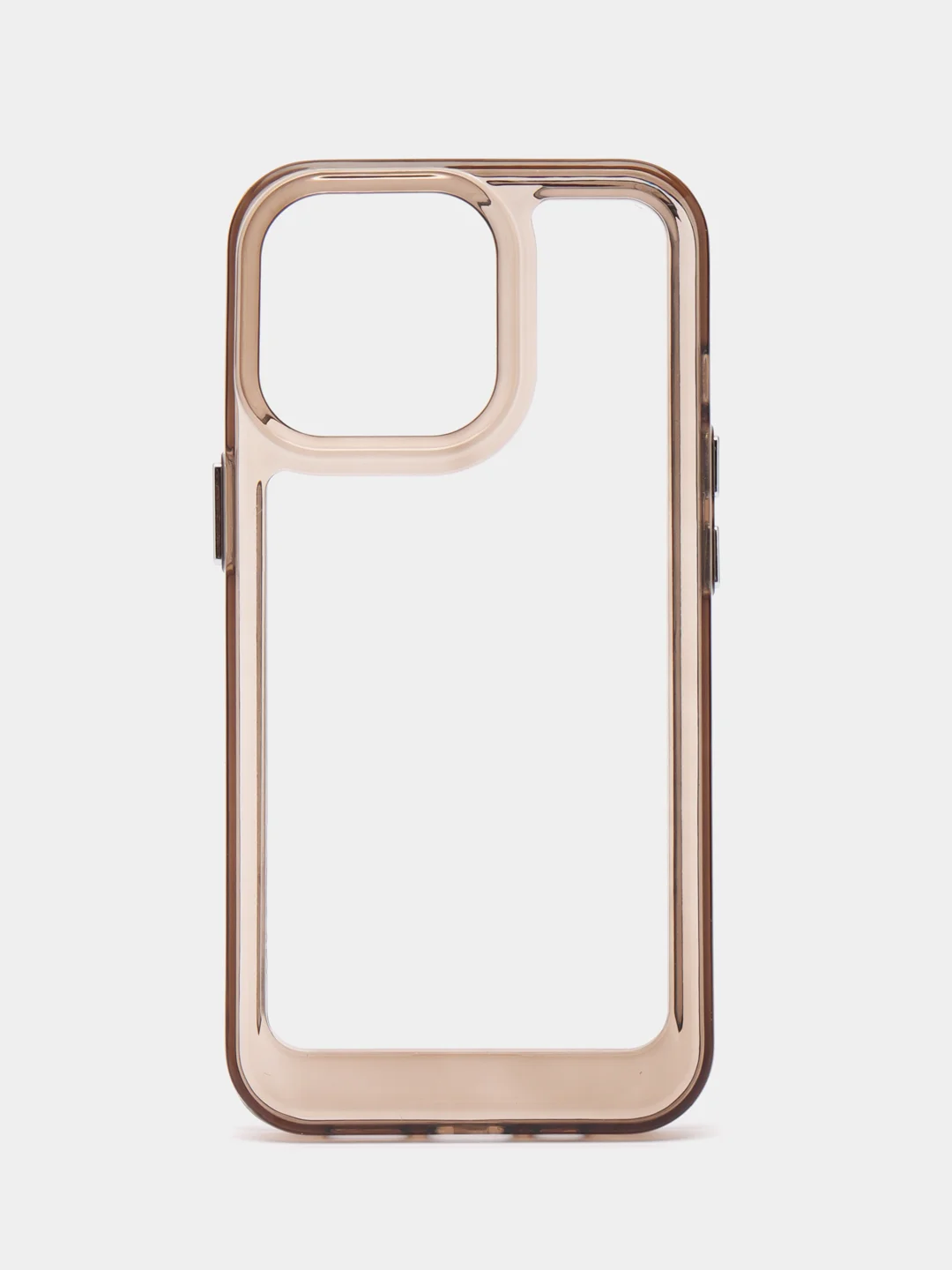 Тёмно-коричневый чехол Armour для iPhone 13 Pro, противоударный, полупрозрачный, твердый
