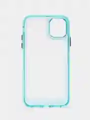 Тёмно-бирюзовый чехол ARMOUR для Apple iPhone 11 усиленный, противоударный, полупрозрачный, твердый