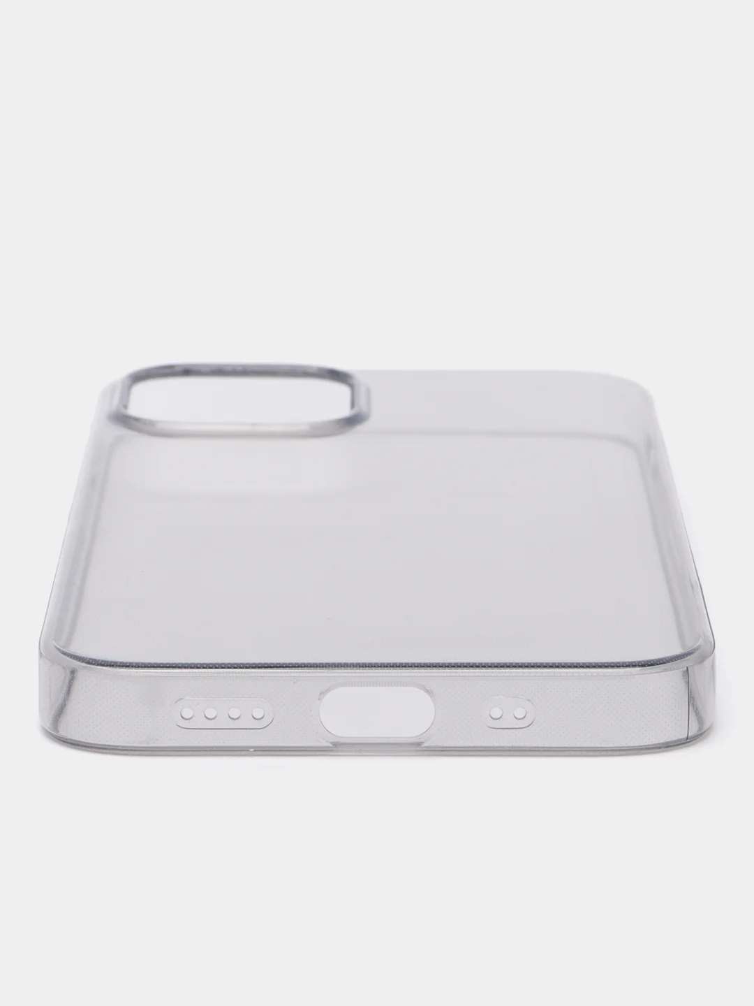 Чехол-бампер Hосо TPU Light Series для iPhone 12 Mini 5.4, темно-прозрачный, 0,8 мм