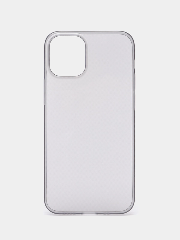 Чехол-бампер Hосо TPU Light Series для iPhone 12 Mini 5.4, темно-прозрачный, 0,8 мм