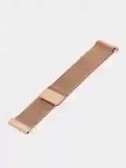 Розовый металлический ремешок 20 мм для часов Xiaomi AMAZFIT Galaxy Watch, HUAWEI, Миланская петля