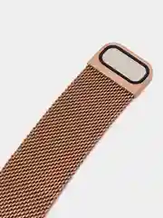 Розовый металлический ремешок 20 мм для часов Xiaomi AMAZFIT Galaxy Watch, HUAWEI, Миланская петля