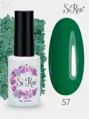 Гель лак, гель-лак для ногтей Siren 55 57 59 63 66, 10g, синий бирюзовый зеленый нюд