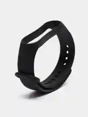 Черный ремешок силиконовый для Xiaomi Mi Band 7, Сяоми Ми Банд 7