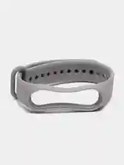 Серый ремешок силиконовый для Xiaomi Mi Band 7, Сяоми Ми Банд 7