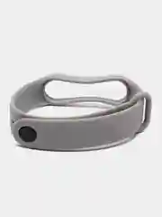 Серый ремешок силиконовый для Xiaomi Mi Band 7, Сяоми Ми Банд 7
