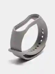 Серый ремешок силиконовый для Xiaomi Mi Band 7, Сяоми Ми Банд 7
