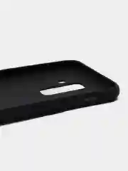 Черный чехол Samsung Galaxy A6+, A6 Plus, Галакси А6+, А6 Плюс силиконовый цветной матовый