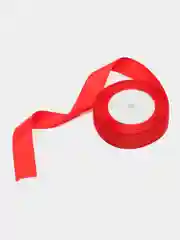 Красный лента репсовая, 25 мм, 18 метров