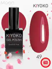 Гель лак для ногтей KIYOKO Moon 49-54, 10g, красный лак для маникюра и педикюра