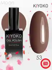 Гель лак для ногтей KIYOKO Moon 49-54, 10g, красный лак для маникюра и педикюра