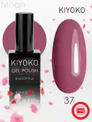 Гель лак, гель-лак для ногтей KIYOKO Moon 37-42, 10g, алый красный коричневый вино