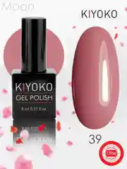 Гель лак, гель-лак для ногтей KIYOKO Moon 37-42, 10g, алый красный коричневый вино