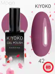 Гель лак, гель-лак для ногтей KIYOKO Moon 37-42, 10g, алый красный коричневый вино
