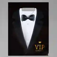 Пакет подарочный "Смокинг VIP", полиэтиленовый, 30 х 40 см