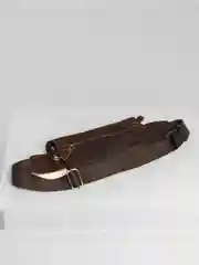 Коричневый сумка мужская, натуральная кожа, на пояс