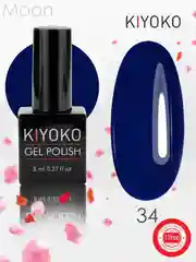 Гель лак, гель-лак для ногтей KIYOKO Moon 31-36, 10g, синий индиго фуксия бордовый