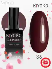 Гель лак, гель-лак для ногтей KIYOKO Moon 31-36, 10g, синий индиго фуксия бордовый