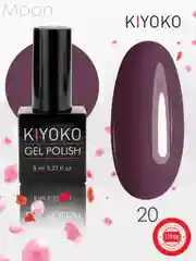 Гель лак, гель-лак для ногтей KIYOKO Moon 19-24, 10g, синий лаванда бордо бежевый коралл