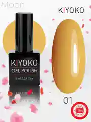 Гель лак, гель-лак для ногтей KIYOKO Moon 1-6, 10g, коралловый горчичный вишневый