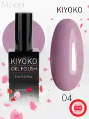 Тёмно-бордовый гель лак, гель-лак для ногтей KIYOKO Moon 1-6, 10g, коралловый горчичный вишневый