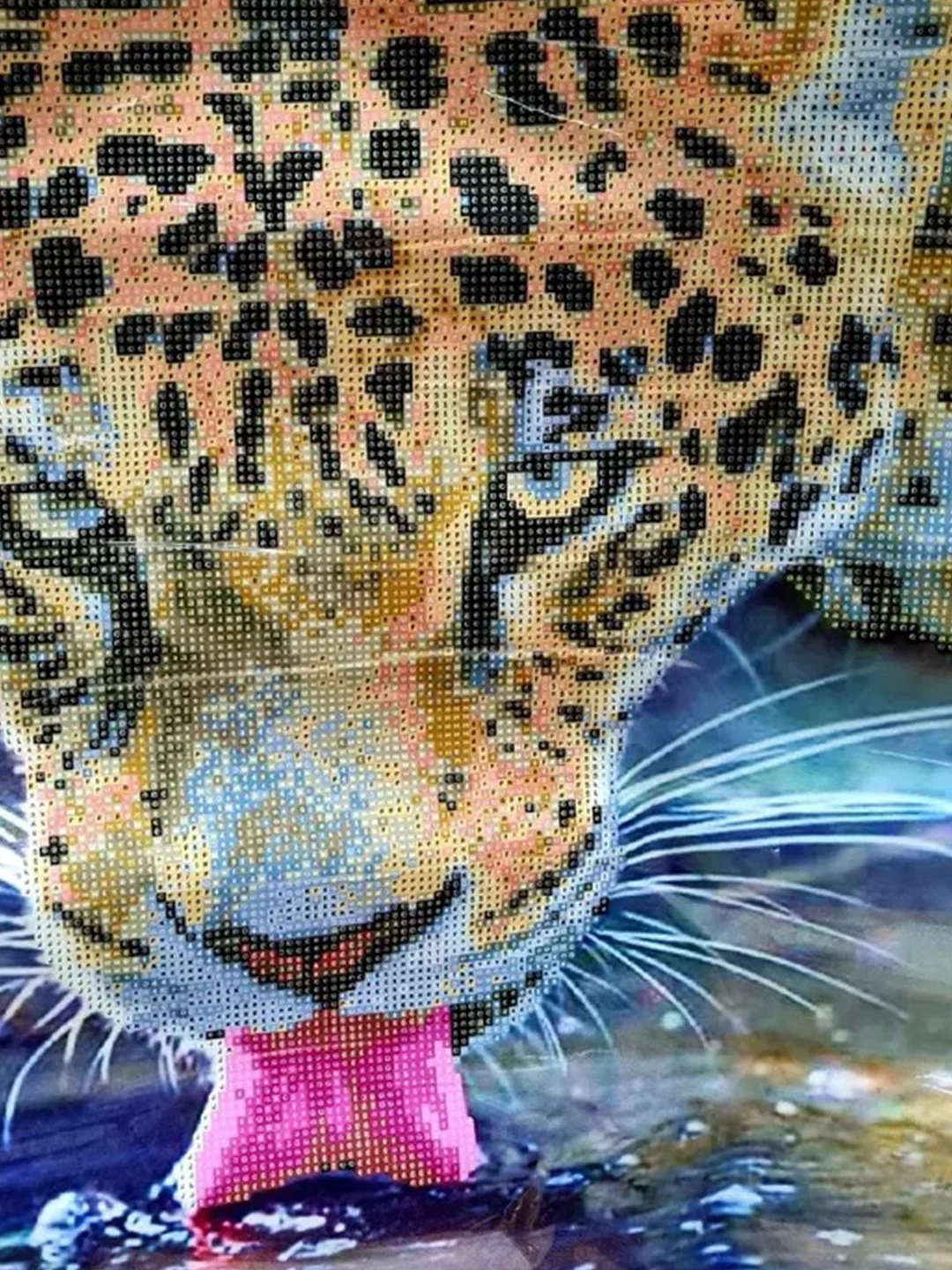 Коричневый алмазная мозаика, 35 х 25
