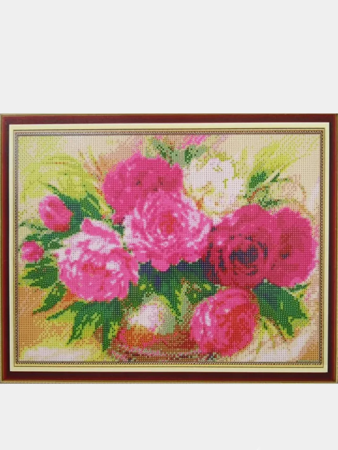 Розовый алмазная мозаика, 35 х 25
