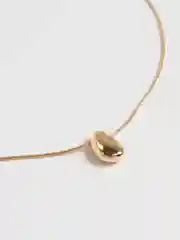 Золотой цепочка с подвеской, Капля, бижутерия на шею,колье женское, ожерелье