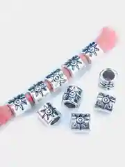 Серебряный кольца металлические, для волос, косичек и брейдов
