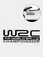 Черный наклейка на авто "WRC"