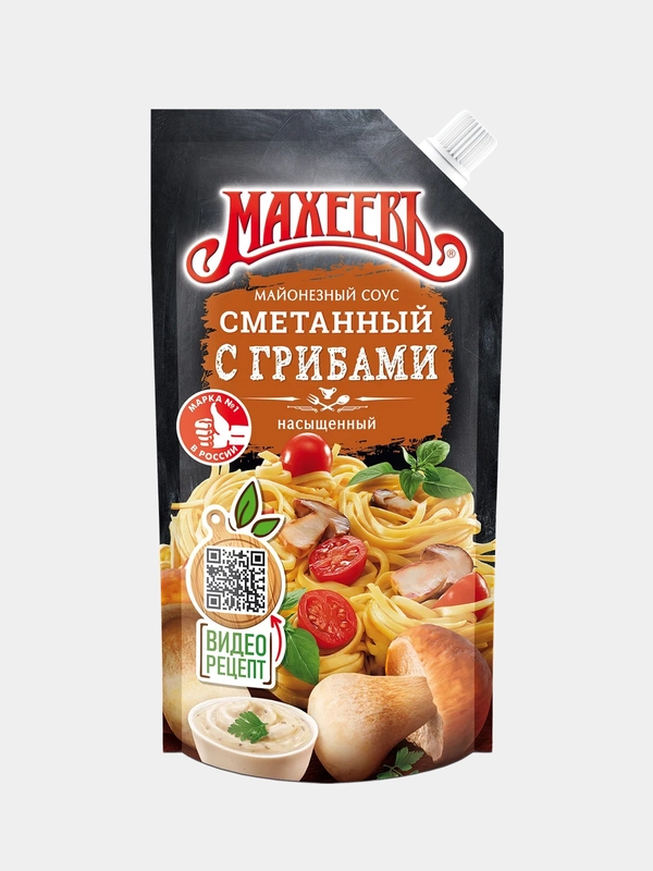 Соус Махеевъ "Сметанный с грибами", 50,5%, 200 г