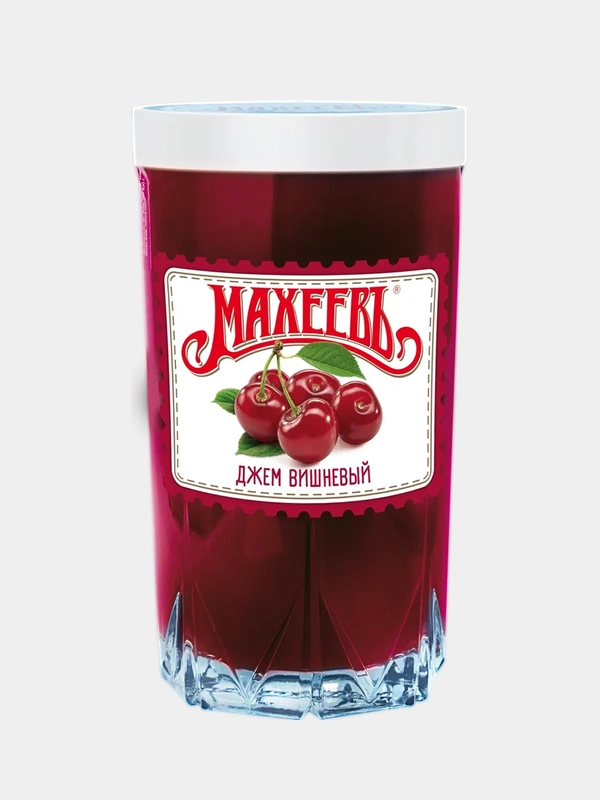 Джем Махеевъ "Вишневый", в стеклянном стакане, 400 г