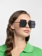 Черный солнцезащитные очки Quad