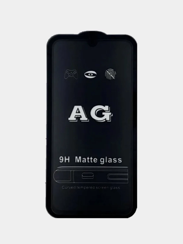 Защитное стекло Xiaomi Redmi 9A / 9C, матовое, черное